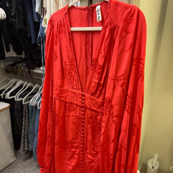 SOLD Rat and Boa Isabella Red Dress - Picture 8 of 9